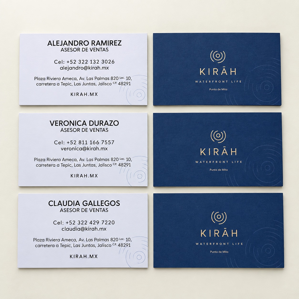 Tarjetas de presentación